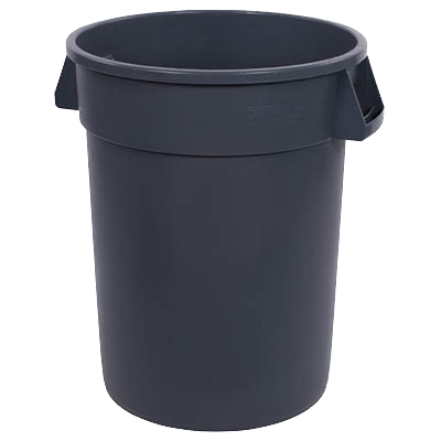 32 Gallon Gray Trash Can