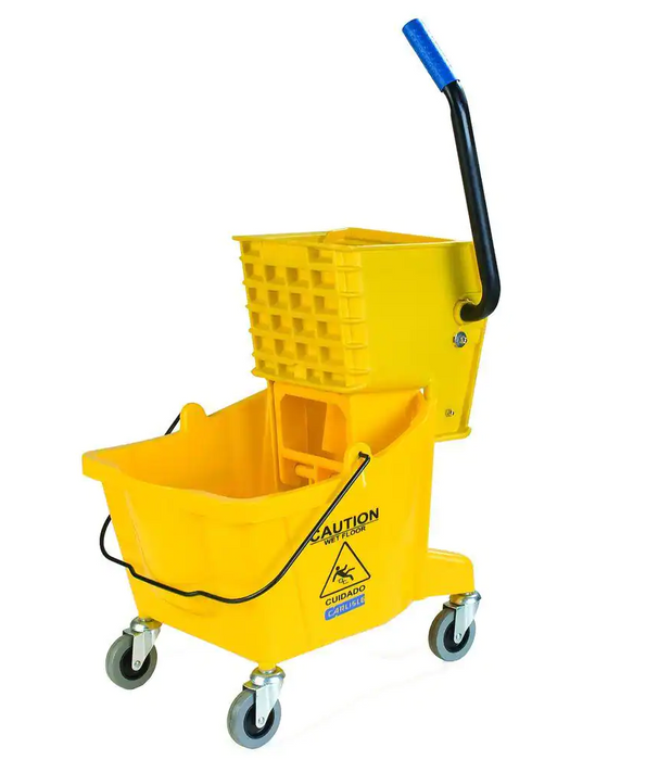 26 qt Yellow Mop Bucket/Wringer Combo