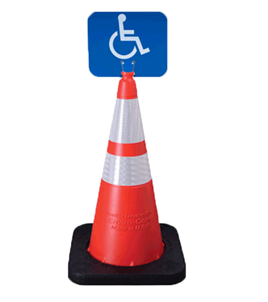 Clip-on Cone Signs (Qty 6)